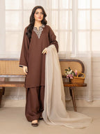 Erina – Luxury Embroidered 3-Piece Suit with Farshi Shalwar (Stitched)