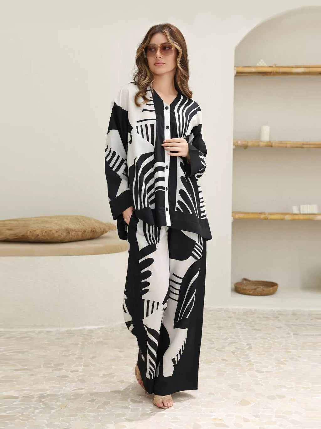 Sowear – Luxury Digital Printed Co-Ord Set (2-Piece)