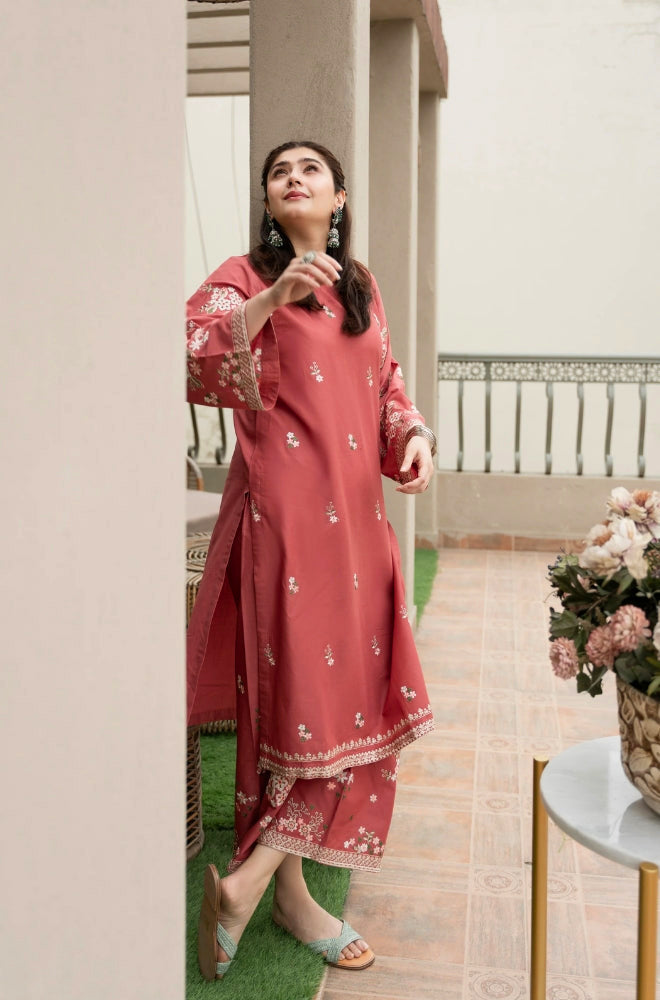 Meherbano – Embroidered Lawn 2-Piece Set (Stitched)