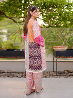 Rang Saaz – Digital Printed Co-Ord Set (2-Piece Stitched)