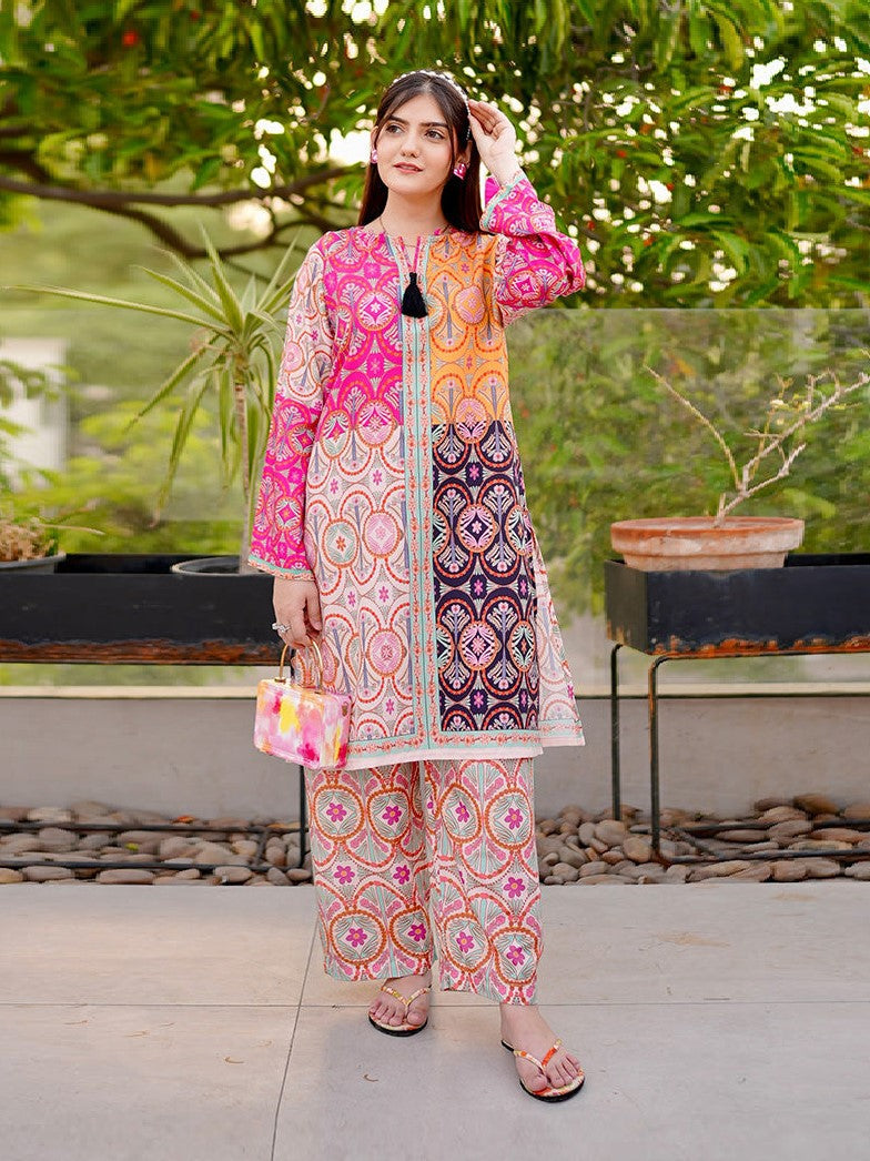 Rang Saaz – Digital Printed Co-Ord Set (2-Piece Stitched)