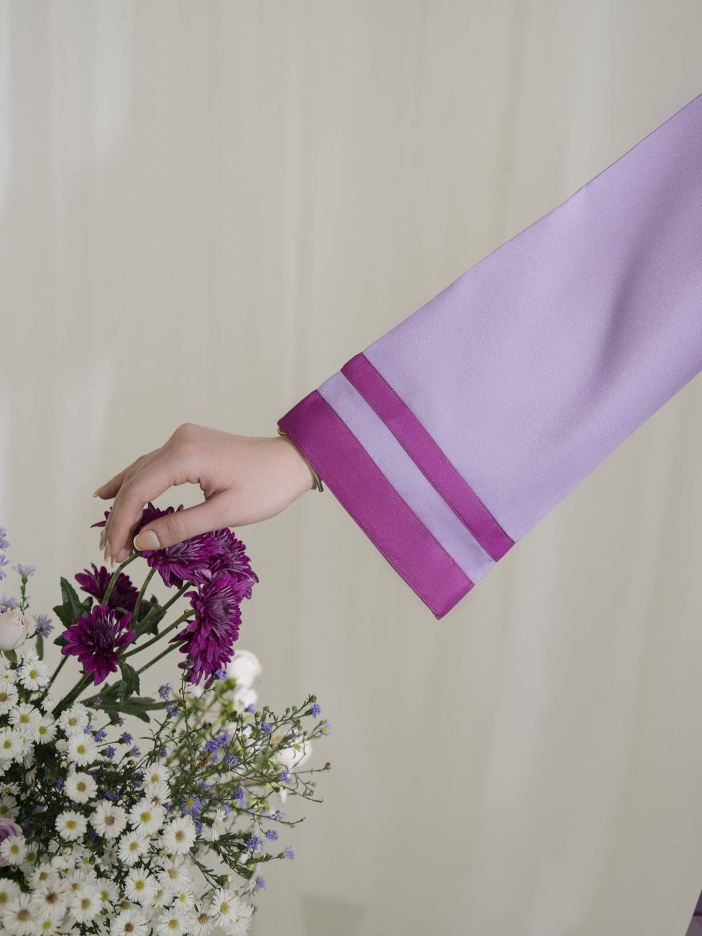 Lila Bloom – Lavender 3-Piece Dress (Stitched)