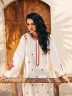 Alyana – Embroidered 2-Piece Arabic Lawn Set (Shirt & Plazo)