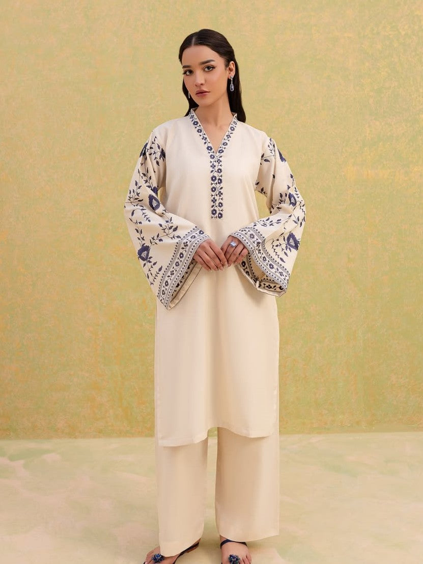 Bluepret – Embroidered 2-Piece Arabic Lawn Set