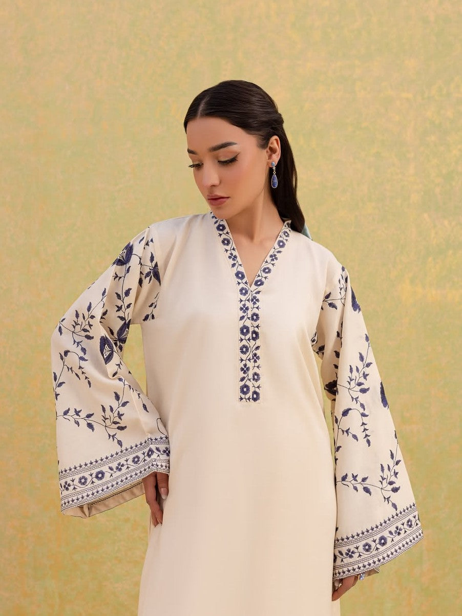 Bluepret – Embroidered 2-Piece Arabic Lawn Set