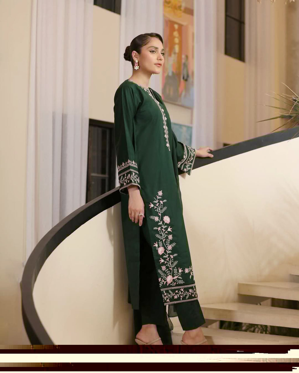AADAAB Embroidered Long-Length Suit