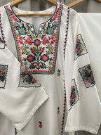 White Dove – Multi Embroidered Lawn 2-Piece Set