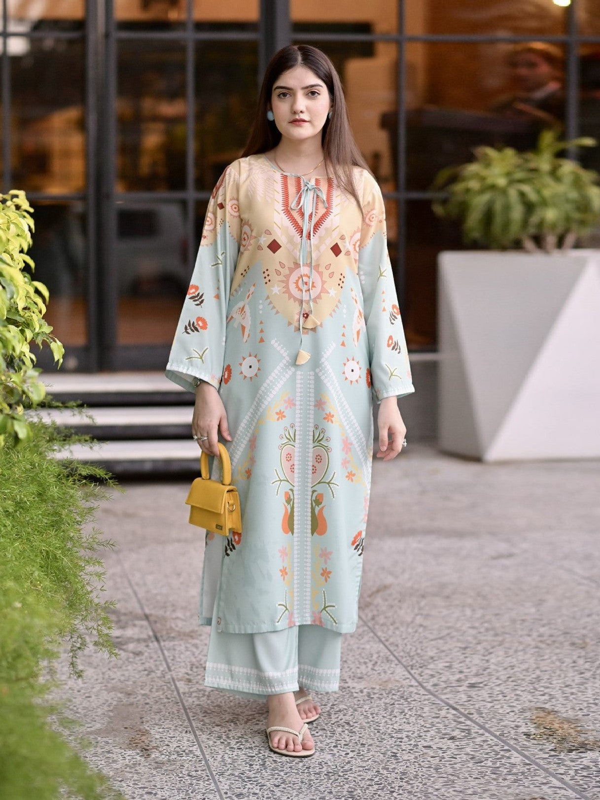 Dilnashin – Sublimation Printed 2-Piece Stitched Set