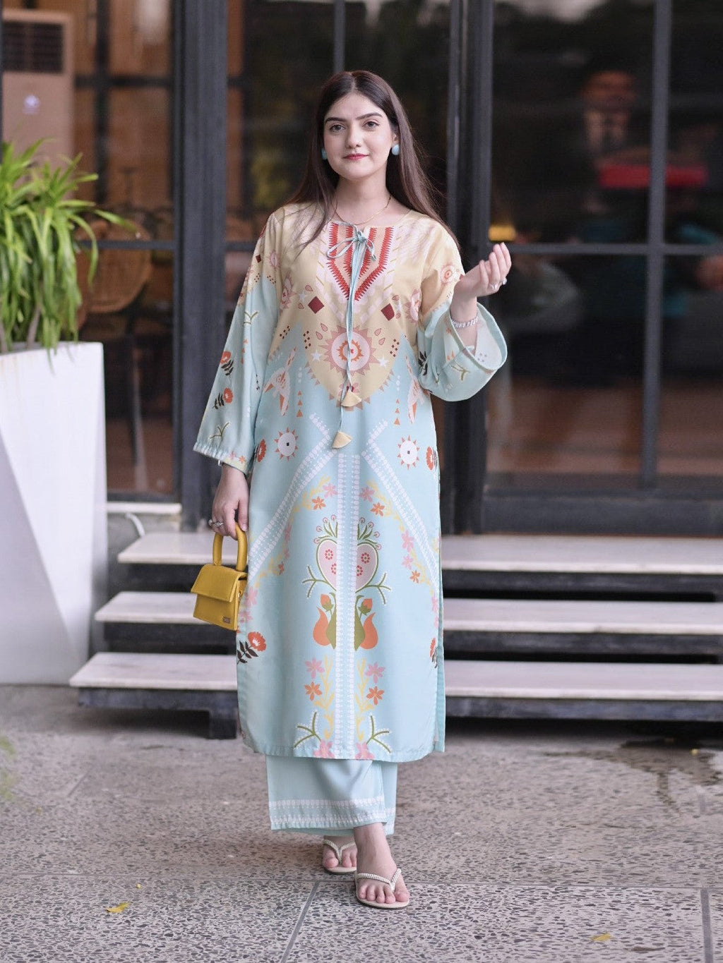 Dilnashin – Sublimation Printed 2-Piece Stitched Set