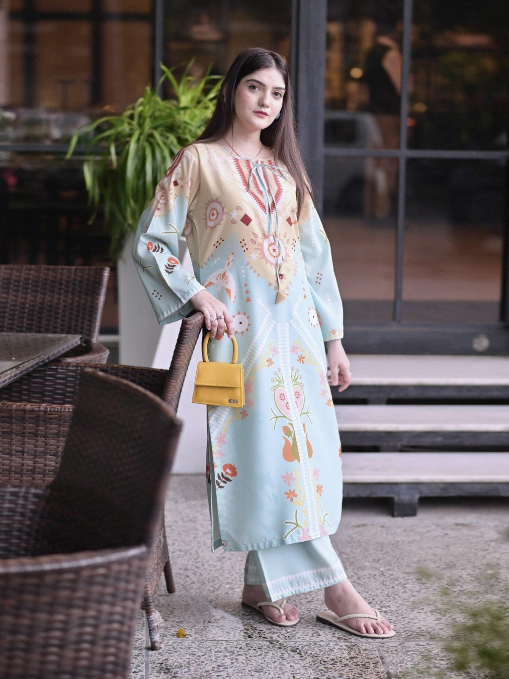 Dilnashin – Sublimation Printed 2-Piece Stitched Set