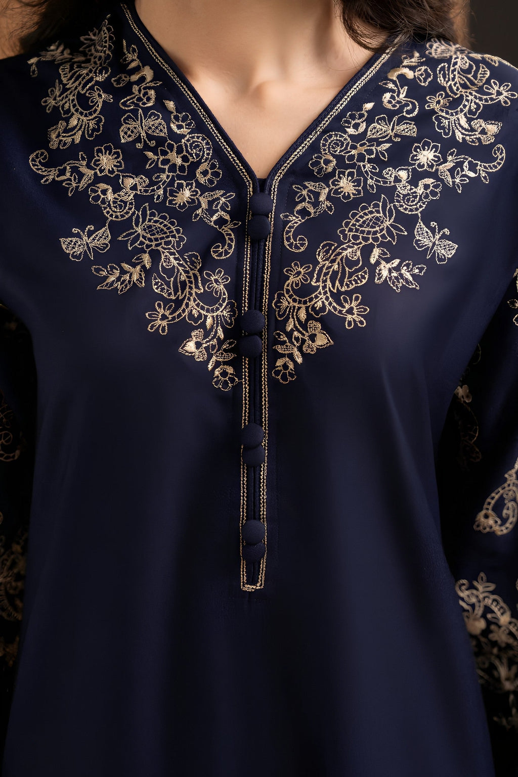 Mehrunisa – Embroidered China Lawn 2-Piece Set