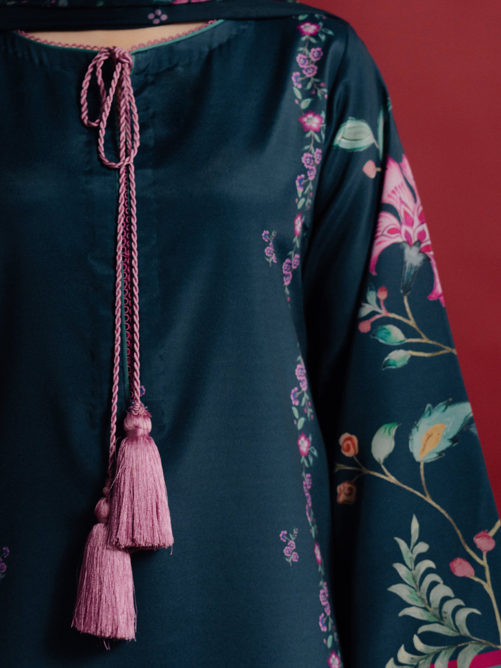 Shab-e-Ghum – Printed 3-Piece Dress (Stitched)