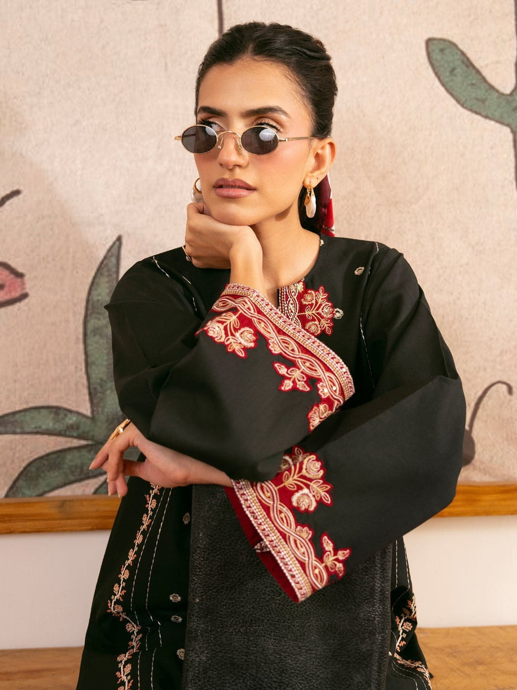 Rida – Bloom Essence Embroidered 2-Piece Dress (Stitched)