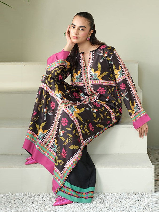 PARINAAZ – Silky Lawn Long Length Printed Co-Ord Set