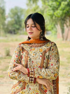 MEHAR – Digital Printed 3-Piece Suit with Farshi Shalwar (Stitched)