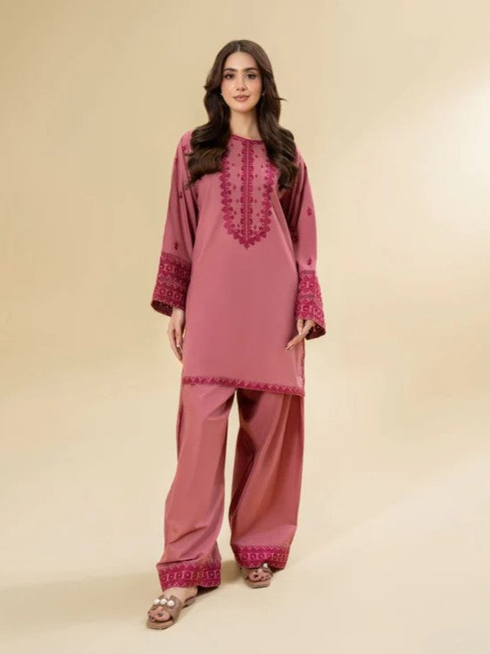 Ruby Pink – 2-Piece Set with Farshi Shalwar