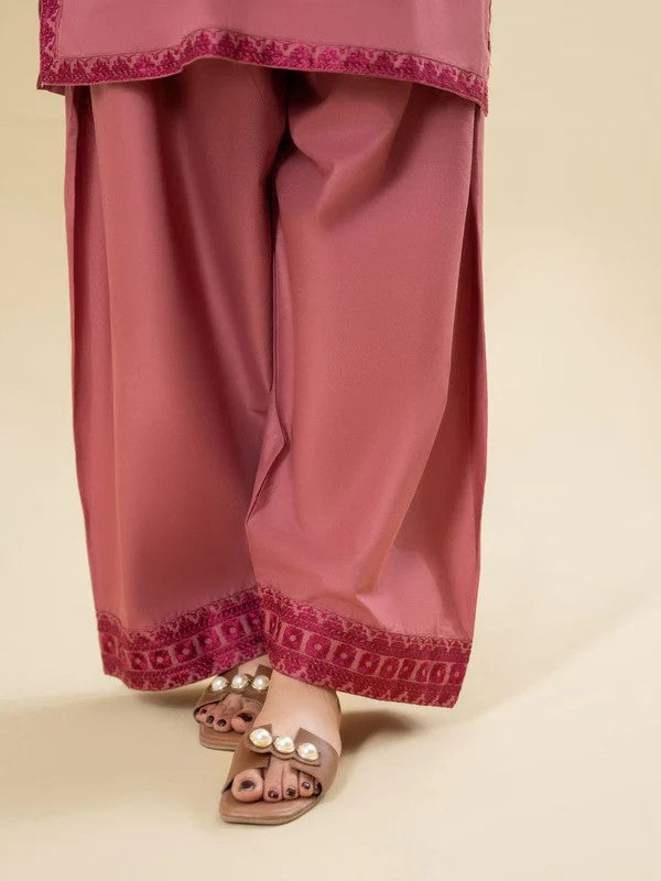 Ruby Pink – 2-Piece Set with Farshi Shalwar