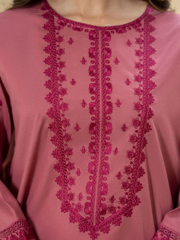 Ruby Pink – 2-Piece Set with Farshi Shalwar