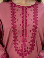 Ruby Pink – 2-Piece Set with Farshi Shalwar