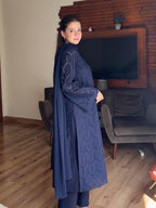 CHICKENKARI – Luxury Embroidered 3-Piece Suit (Stitched)