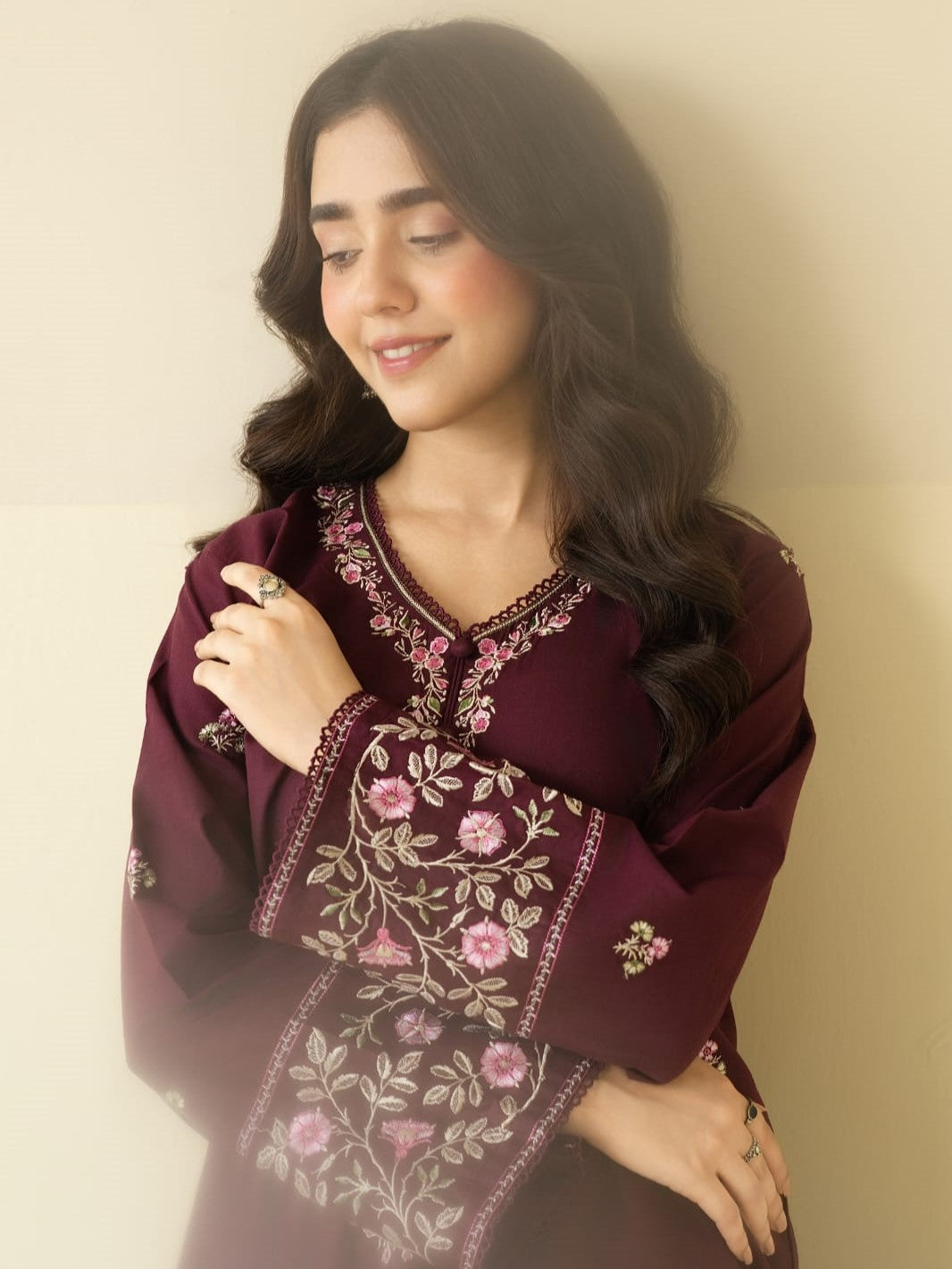 MULBERRY – Luxury Embroidered 2-Piece Set (Stitched)