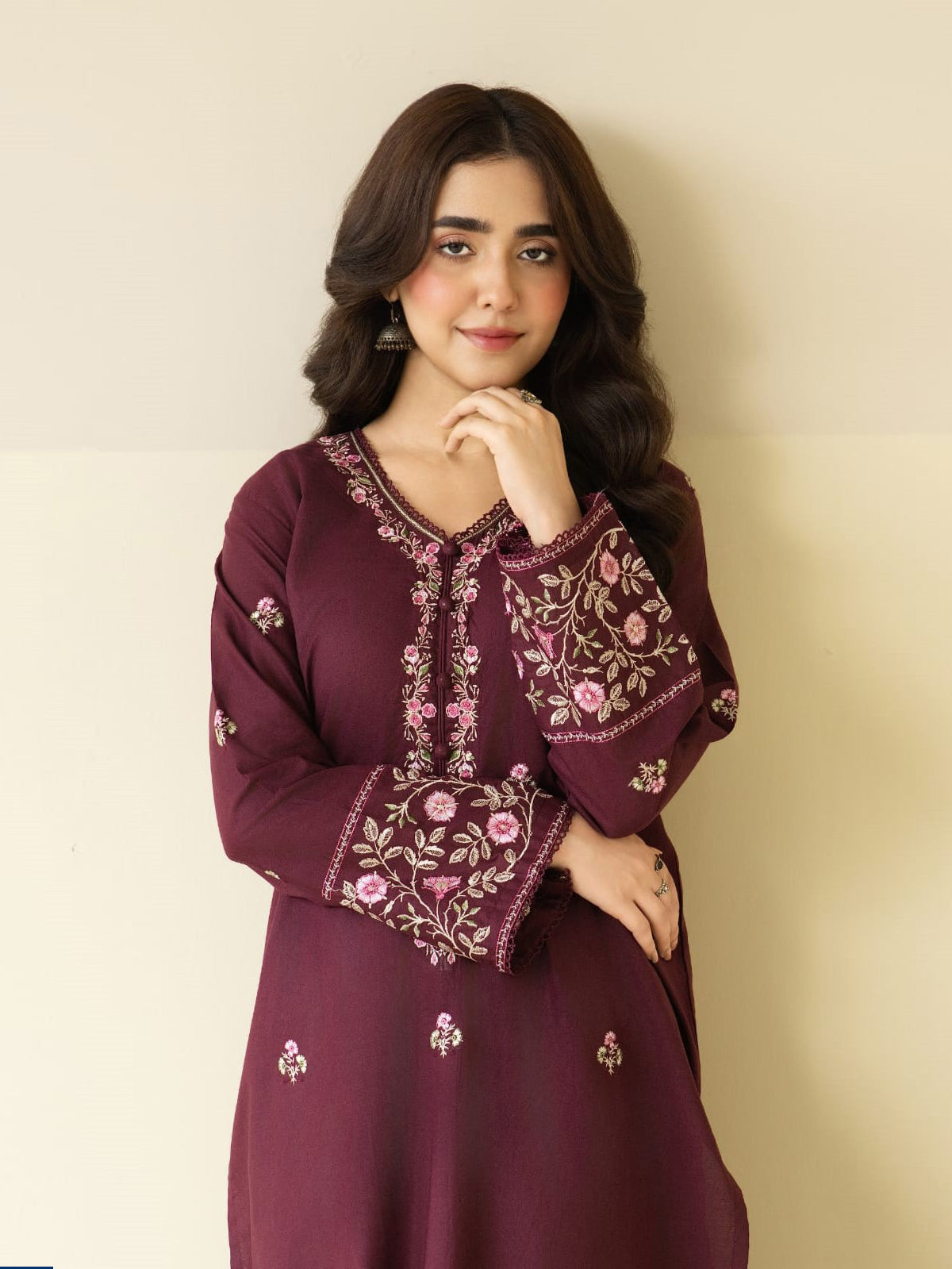 MULBERRY – Luxury Embroidered 2-Piece Set (Stitched)