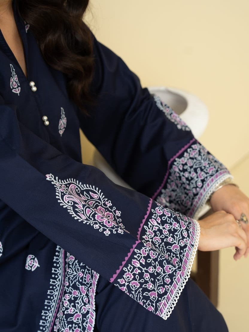 NIDA – Luxury Embroidered 2-Piece Set (Stitched)