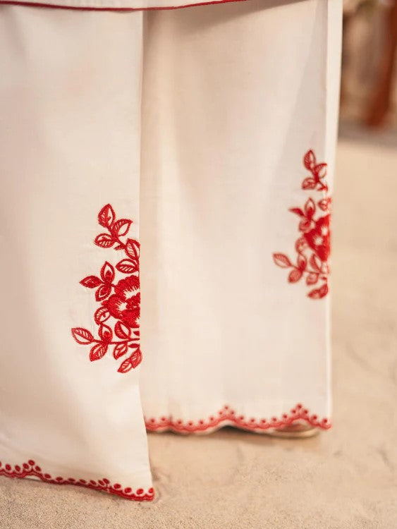 Alyana – Embroidered 2-Piece Arabic Lawn Set (Shirt & Plazo)