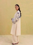 Bluepret – Embroidered 2-Piece Arabic Lawn Set