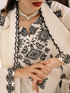 Juna – Dananeer Style Embroidered Lawn 3-Piece Set