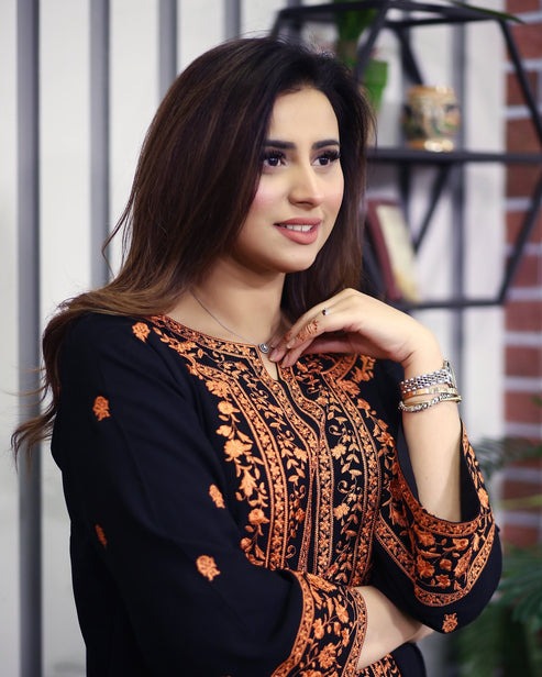 Sofia Brand Embroidered Stitched 2-Piece Suit