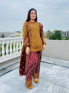 CHAMBEILI – Farshi Shalwar 3PC with Dupatta (stitched)