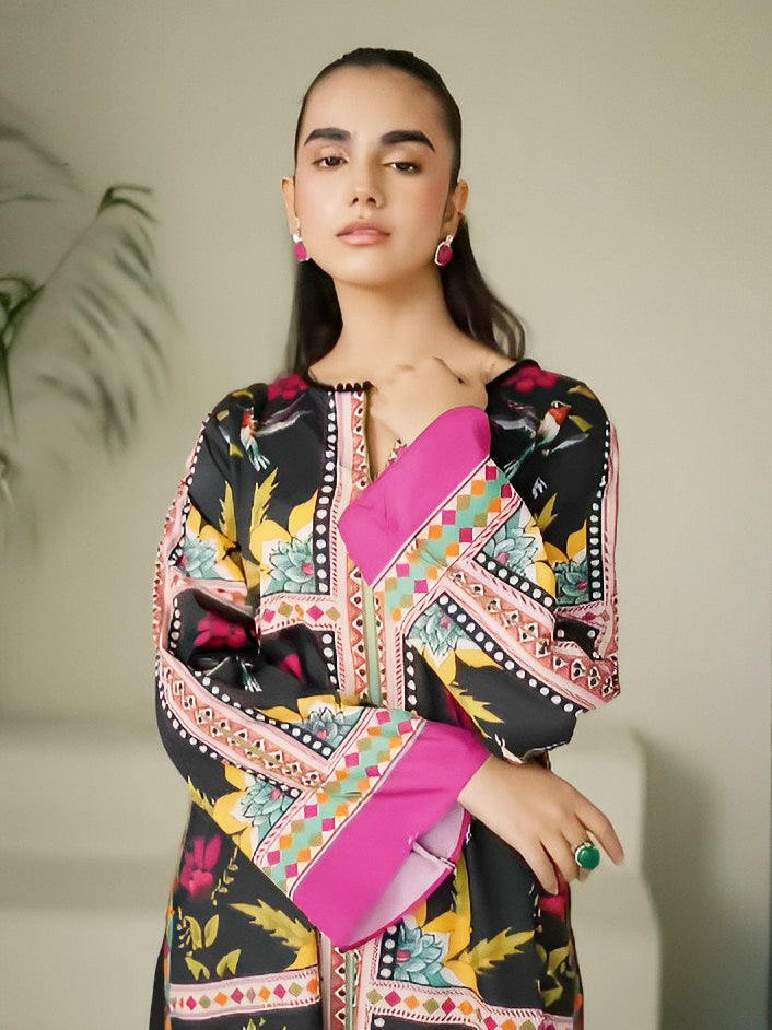 PARINAAZ – Silky Lawn Long Length Printed Co-Ord Set