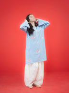 FIZA – Embroidered Pure Lawn 2-Piece (Shirt + Plazo)